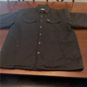 Men's Classic Black Shirt Jacket